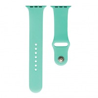 Ремешок Apple Watch 38, Watch 40, Silicone WatchBand, Azure, Бирюзовый