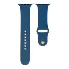 Ремінець Apple Watch 38, Watch 40, Silicone WatchBand, Blue Cobalt, Блакитний