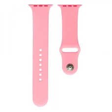 Ремінець Apple Watch 42, Watch 44, Silicone WatchBand, Light Pink, Рожевий