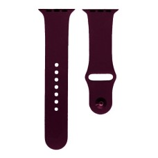 Ремінець Apple Watch 38, Watch 40, Silicone WatchBand, Plum, Фіолетовий