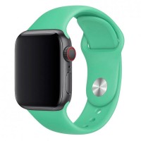 Ремешок Apple Watch 42, Watch 44, Silicone WatchBand, Spearmint, Мятный