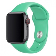 Ремінець Apple Watch 42, Watch 44, Silicone WatchBand, Spearmint, М'ятний