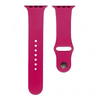 Ремешок Apple Watch 42, Watch 44, Silicone WatchBand, Pomegranat, Бордовый
