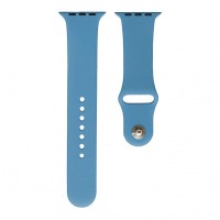 Ремешок Apple Watch 38, Watch 40, Silicone WatchBand, Sea Blue, Голубой