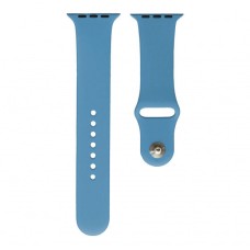 Ремінець Apple Watch 38, Watch 40, Silicone WatchBand, Sea Blue, Блакитний