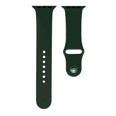 Ремінець Apple Watch 38, Watch 40, Silicone WatchBand, Forest Green, Зелений