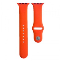 Ремешок Apple Watch 38, Watch 40, Silicone WatchBand, Оранжевый