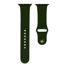 Ремінець Apple Watch 38, Watch 40, Silicone WatchBand, Virid, Бордовий