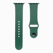 Ремінець Apple Watch 38, Watch 40, Silicone WatchBand, Pine Green, Зелений