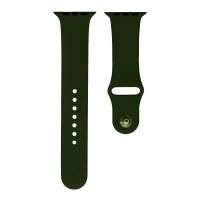 Ремешок Apple Watch 42, Watch 44, Silicone WatchBand, Virid, Бордовый
