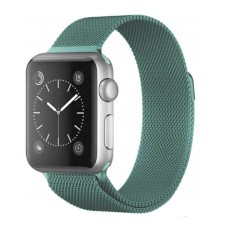 Ремінець Apple Watch 38, Watch 40, Milanese loop, Gem Green, Зелений