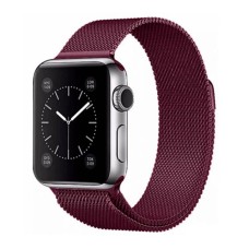 Ремінець Apple Watch 38, Watch 40, Milanese loop, Rose Red, Червоний