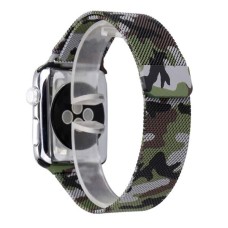 Ремінець Apple Watch 38, Watch 40, Milanese loop, Old Camo Green, Зелений