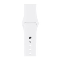 Ремінець Apple Watch 42, Watch 44, Sport Band, Білий