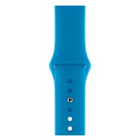 Ремешок Apple Watch 42, Watch 44, Silicone Band, Sky Blue, Голубой
