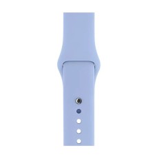 Ремінець Apple Watch 42, Watch 44, Silicone Band, Бузковий крем, Бузковий