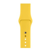 Ремешок Apple Watch 42, Watch 44, Silicone Band, Лимонад, Желтый