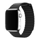 Ремінець Apple Watch 38, Watch 40, Leather Loop, Чорний