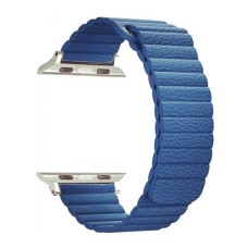 Ремінець Apple Watch 38, Watch 40, Leather Loop, Cape Cod Blue, Синій