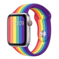 Ремінець Apple Watch 38, Watch 40, Silicone, Колір 04, Малюнок