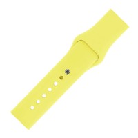 Ремешок Apple Watch 38, Watch 40, Silicone WatchBand, Желтый