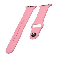 Ремешок Apple Watch 38, Watch 40, Silicone Band, Light Pink, Розовый