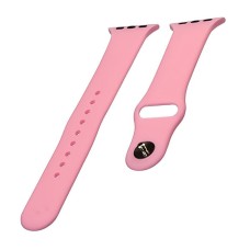 Ремінець Apple Watch 42, Watch 44, Silicone Band, Light Pink, Рожевий