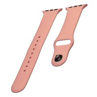 Ремешок Apple Watch 38, Watch 40, Silicone Band, Розовый