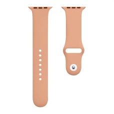 Ремінець Apple Watch 42, Watch 44, Silicone WatchBand, Peach, Рожевий