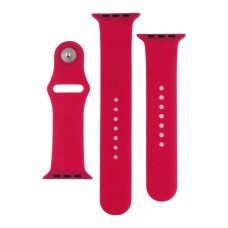 Ремінець Apple Watch 42, Watch 44, Silicone WatchBand, Dragon Fruit, Червоний