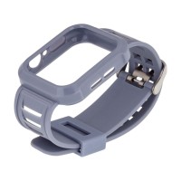 Ремешок Apple Watch 38, Watch 40, Silicone Shine Protect Case, Серый