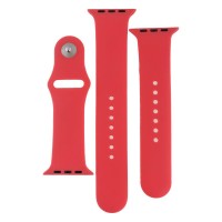 Ремешок Apple Watch 42, Watch 44, Silicone WatchBand, Rose Red, Красный