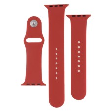 Ремінець Apple Watch 42, Watch 44, Silicone WatchBand, Camelia, Червоний