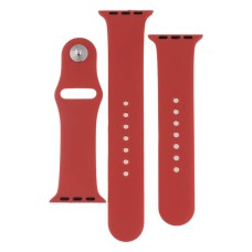 Ремінець Apple Watch 38, Watch 40, Silicone WatchBand, Camelia, Червоний