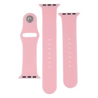 Ремешок Apple Watch 38, Watch 40, Silicone WatchBand, Light Pink, Розовый