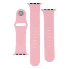 Ремінець Apple Watch 38, Watch 40, Silicone WatchBand, Light Pink, Рожевий