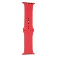 Ремешок Apple Watch 42, Watch 44, Silicone WatchBand, Rose Red, Красный