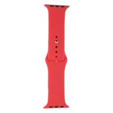 Ремінець Apple Watch 42, Watch 44, Silicone WatchBand, Rose Red, Червоний