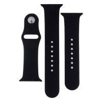 Ремешок Apple Watch 38, Watch 40, Silicone WatchBand, Черный