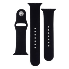 Ремінець Apple Watch 38, Watch 40, Silicone WatchBand, Чорний