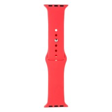 Ремінець Apple Watch 38, Watch 40, Silicone WatchBand, Rose Red, Червоний