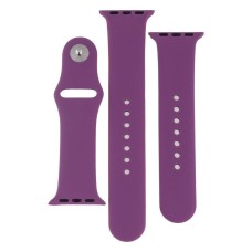 Ремінець Apple Watch 38, Watch 40, Silicone WatchBand, Grape, Фіолетовий