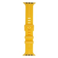 Ремешок Apple Watch 42, Watch 44, Silicone Shine, Желтый