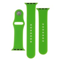 Ремешок Apple Watch 38, Watch 40, Silicone WatchBand, Shiny Green, Зеленый