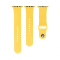 Ремешок Apple Watch 42, Watch 44, Silicone WatchBand, Canary Yellow, Желтый