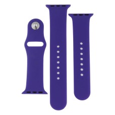 Ремінець Apple Watch 38, Watch 40, Silicone WatchBand, Elegant Purple, Фіолетовий