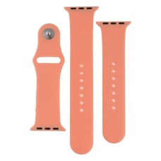 Ремінець Apple Watch 38, Watch 40, Silicone WatchBand, Flamingo, Рожевий