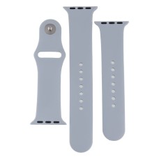 Ремінець Apple Watch 38, Watch 40, Silicone WatchBand, Mist Blue, Блакитний