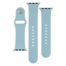 Ремінець Apple Watch 38, Watch 40, Silicone WatchBand, Light Cyan, Бірюзовий