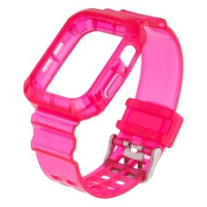 Ремінець Apple Watch 42, Watch 44, Band Color Transparent, Hot Pink, Рожевий